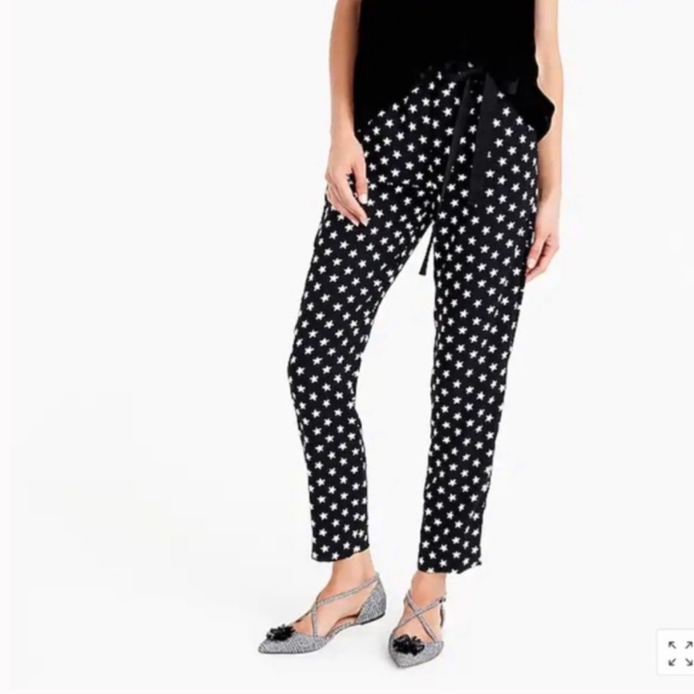 J. Crew Star Print Pants